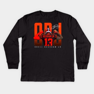 Odell Beckham Jr Kids Long Sleeve T-Shirt